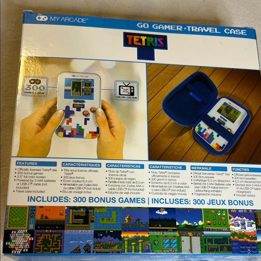 Arcade My Arcade Handheld Console - White and Blue - Picture 7 of 8